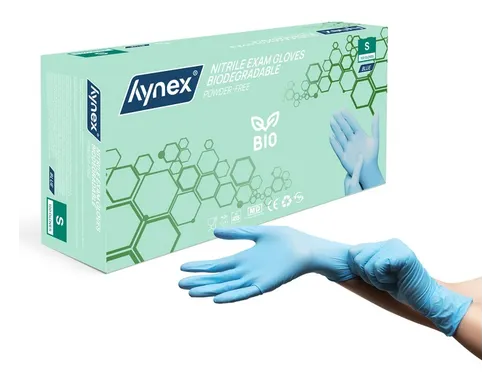 Handschoen Hynex nitril Maat S blauw 3.5gr 100 stuks