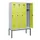 schoollocker,HxBxD 1950x1200x500mm,4vak,vak B 300mm,draaigrendel