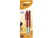 Balpen Bic M10 medium rood bister à 2 stuks