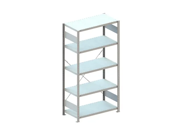 Inhaakstelling Basisveld 2000x1056x536mm 5legborden 230kg