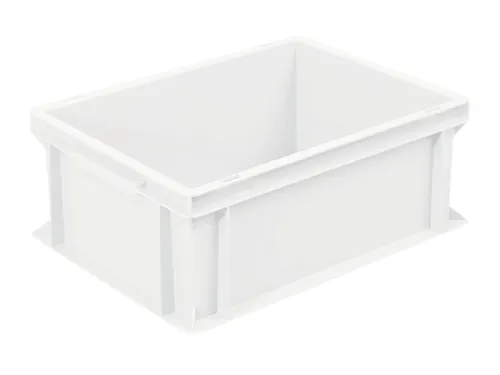 Euronorm Stapelkrat Hxlxb 170x400x300mm 16liter Gesloten Wit