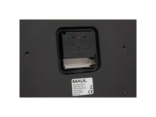Wandklok MAUL Step RC Ø40x5cm zilver kunststof frame incl.batterij - 9