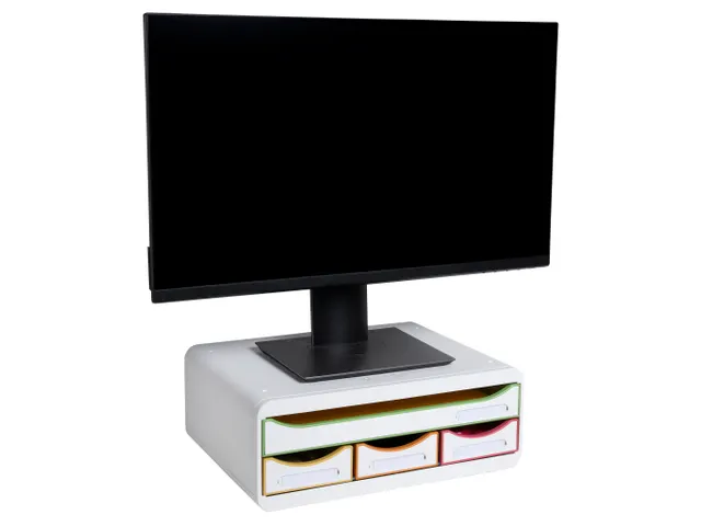 TOOLBOX MINI 4 lades wit/harlekijn/wit