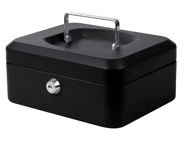 Geldkist Quantore 200x160x90mm zwart