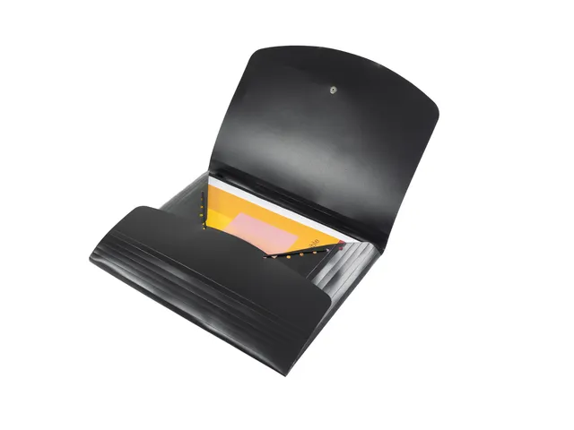 elastomap A4 Jumbo zwart met extra ruime capaciteit