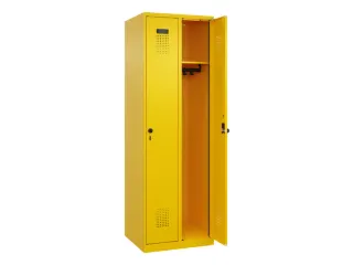 locker,HxBxD 1850x600x500mm,2vak,vak B 300mm,draaigrendel - 2