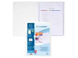 Showalbum A4 Harde Polypropyleen Kaft Kreacover 20 Tas Wit - 1