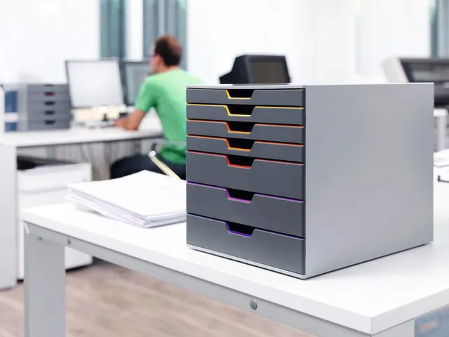 Ladenbox Durable Varicolor 7 laden grijs