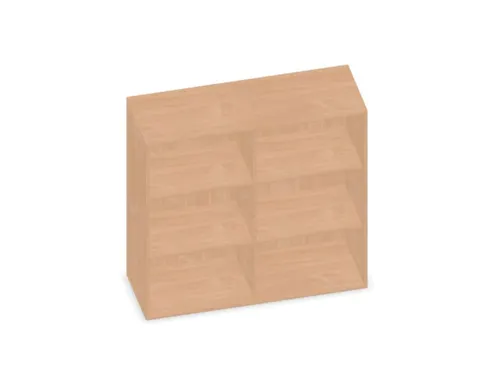 kantoorstelling,HxBxD 1150x1200x430mm,2xhouten vloer,decor romp beuken