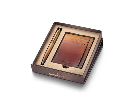 Balpen giftset Sheaffer VFM 9428 Coffee Edition, Matt Brown met credit