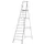 platformladder,bordes HxBxD 2800x440x400mm,12treden,aluminium