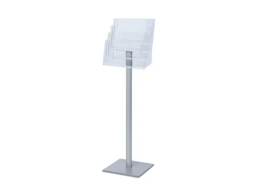 Brochurehouder Quantore standaard 4x A4 liggend