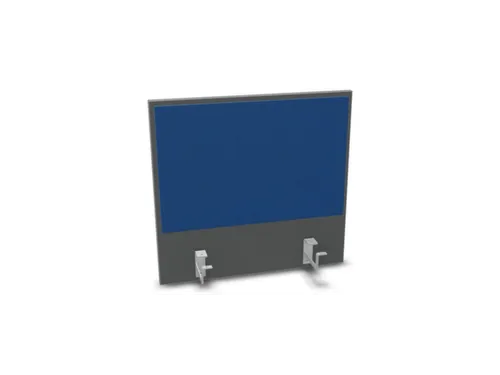 opzetpaneel bureau aanbouw achter MS-donkergrijs BN6016-blauw 600mm
