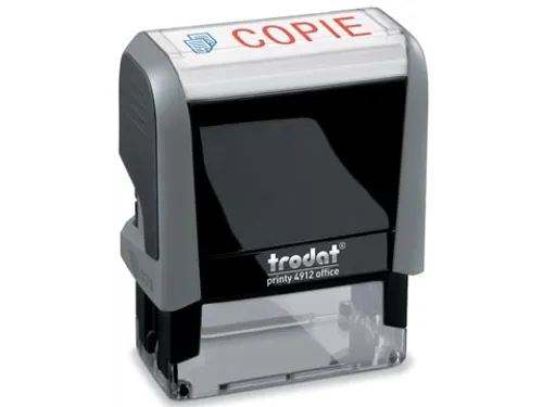 Trodat Tekststempel Printy Line Copie rood blauw