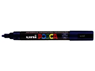 Verfstift Posca PC5M Medium Punt 1,8-2,5mm Donkerblauw - 2