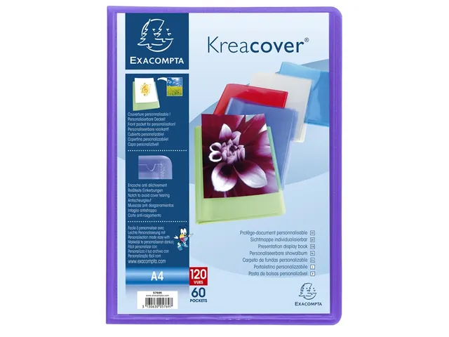 Showalbum A4 60 Tas Kreacover Chromaline Assorti
