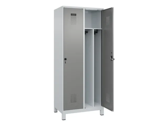 locker voor scheiding van kleding,HxBxD 1950x800x500mm,2vak
