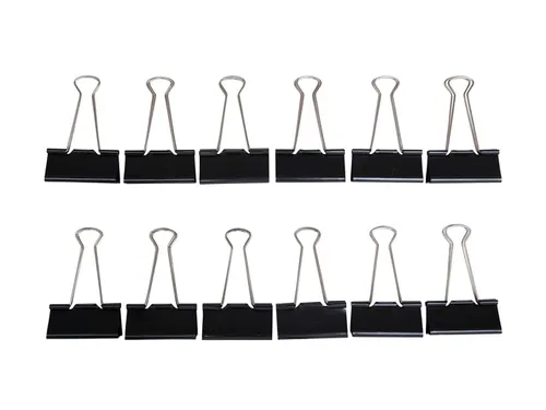 Papierklem MAUL 213 foldback 50mm capaciteit 20mm zwart
