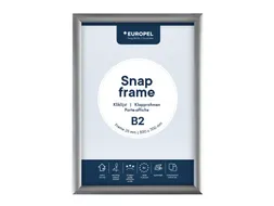 Europel Kliklijst Premium B2 50x70cm 25mm Zilver