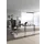 In hoogte verstelbaar bureau in vrije vorm,MP-lichtgrijs