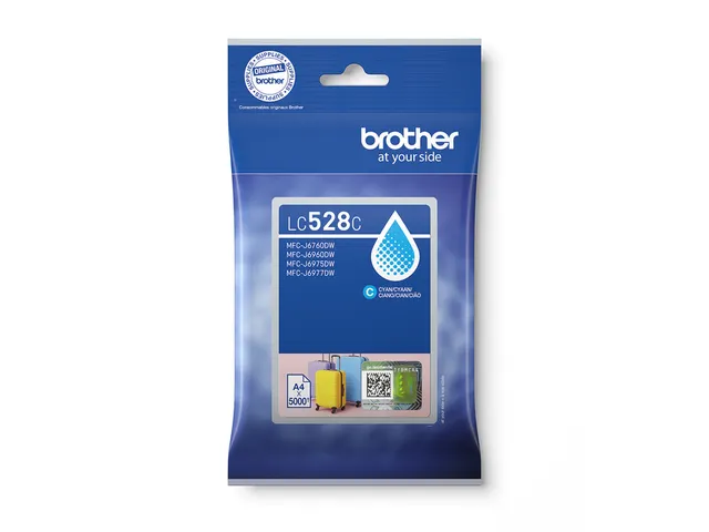 Inktcartridge Brother LC-528C cyaan 5.000 pagina's