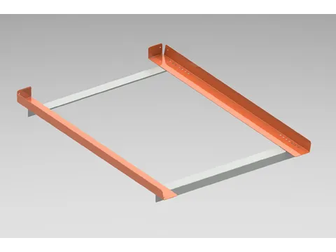 hoekopzet,v. palletstelling,D 1100mm,vakl. 250kg,m. eindaanslag,staal