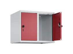 opzetkast,v. locker,2vak.,vak B 300mm,HxBxD 500x600x500mm,draaigrendel