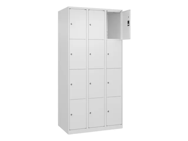 lockerkast,HxBxD 1850x900x500mm,3x4vakken,vak B 300mm,cil.-slot