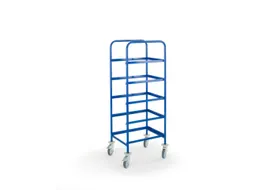 verzamelwagen,draagverm. 150kg,5etage(s),open,laadvl. LxB 610x410mm