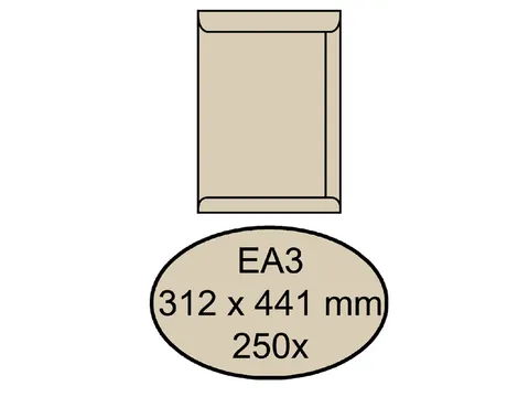 Envelop Quantore Akte Ea3 312x441mm 120gr Creme Gegomd Voordeelbundel