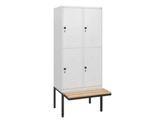 Dubbeldekse dekenkist,HxBxD 1950x800x815mm,2x2vak.,vak B 400mm - 1