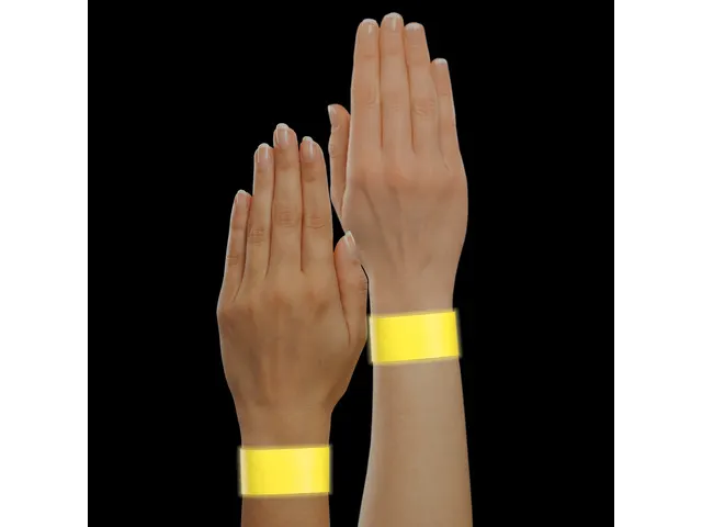 Bracelets d'identification Sigel super soft 255x25mm 120 pcs jaune flu