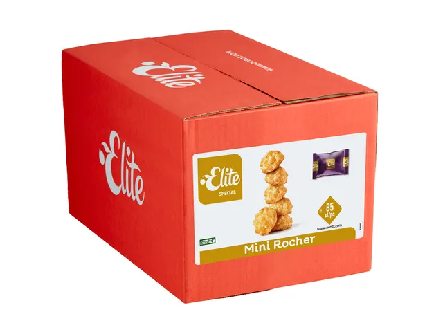 Koekjes Elite mini rocher kokosrotsje 85 stuks