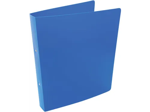 ringmap, voor ft A4, uit PP, 2 ringen van 25mm, blauw