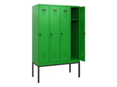 schoollocker,HxBxD 1950x1200x500mm,4vak,vak B 300mm,draaigrendel