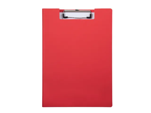Klembordmap MAULbalance A4 versterkt karton rug 8mm rood