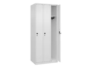 locker,HxBxD 1850x750x500mm,3vak,vak B 250mm,draaigrendel - 2