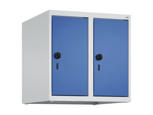 opzetkast,v. locker,2vak.,vak B 250mm,HxBxD 500x500x500mm,vleugeldeur