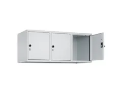opzetkast,v. locker,3vak.,vak B 400mm,HxBxD 500x1200x500mm