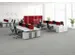 Paroi De Séparation De Table Hxlxp 400X800X27Mm Gris