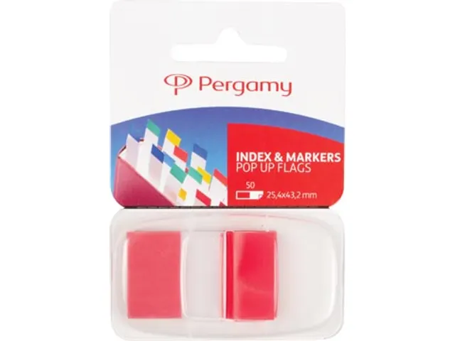 Index 43x25mm Rouge