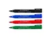 Marqueur Permanent, 2-3 Mm, Pointe Ronde, Couleurs Assorties, Étui De