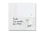 Glasmagneetbord Sigel Artverum 48x48x1.5cm Wit