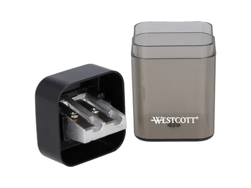 Puntenslijper Westcott kunststof dubbel zwart metalen slijper