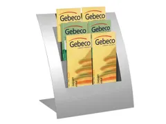 tafelfolderrek,HxBxD 320x320x240mm,v. 3xDIN A4,m. reclamevlak