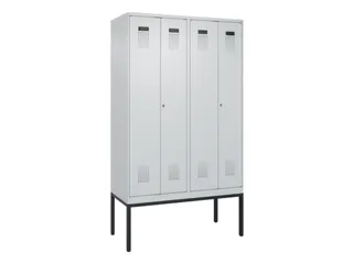 locker voor scheiding van kleding,HxBxD 2120x1200x500mm,4vak - 2