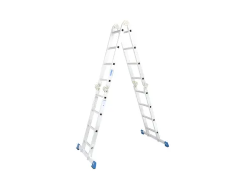 multifunctionele vouwladder,4x4,sporten,balk L 4,7m,aluminium
