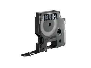 Labeltape Dymo D1 1978365 12mmx3m wit op zwart - 6