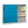 schuifdeurkast,HxBxD 1200x1500x500mm,RAL7035,front RAL5012