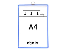 Zichtpanelenframe hangend Tarifold A4 blauw 5 stuks